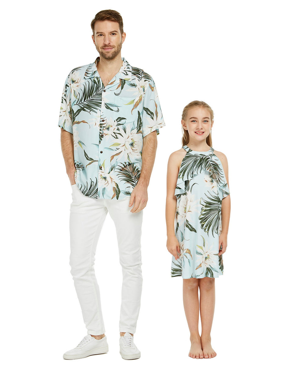 Mother Daughter Mililani Set in Wispy Cereus Black