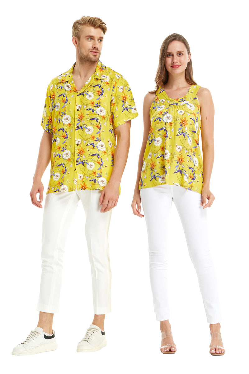 Couple Mokupuku Set in Pineapple Garden Navy main image 1