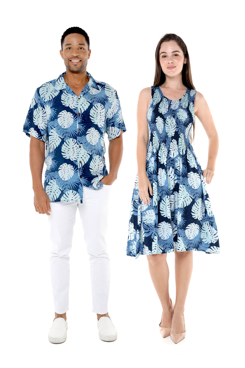Couple Moku Set in Pineapple Garden White