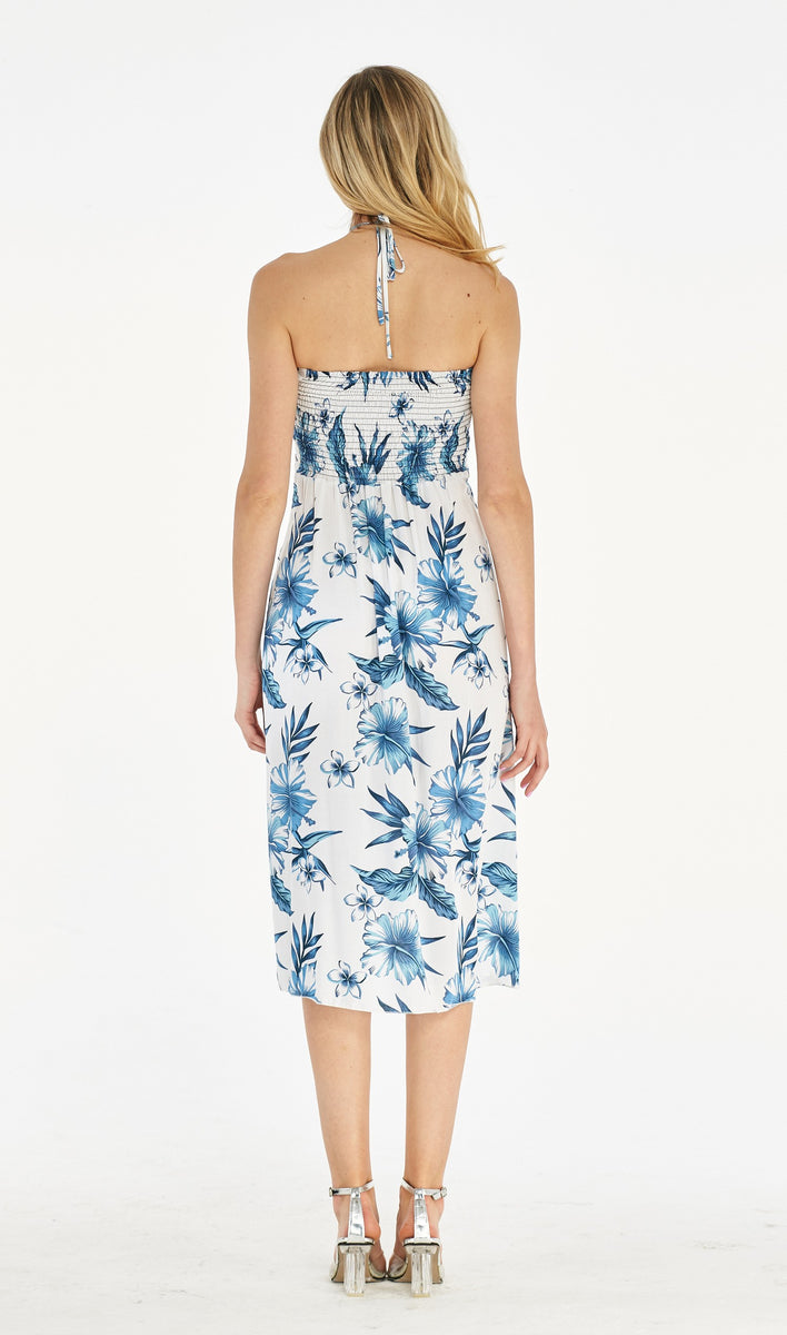 hawaiian print halter dress Women's Luau Floral Halter XXL Day Dream Bloom – Hawaii Hangover Its skin Primary color:Powder How to Dress Like *helan wedges*
