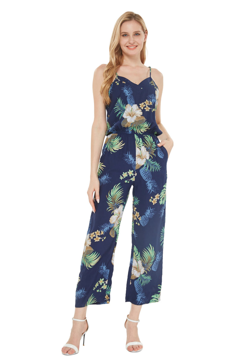 Mother Son Papaikou Set in Pineapple Garden Navy – Hawaii Hangover