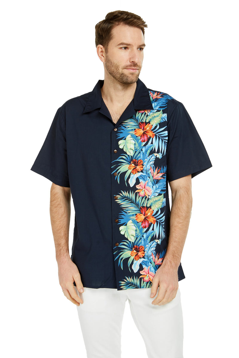 Hawaii Hangover Men's Hawaiian Shirt Aloha Shirt S Hibiscus Red