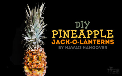 DIY Pineapple Jack-O-Lanterns