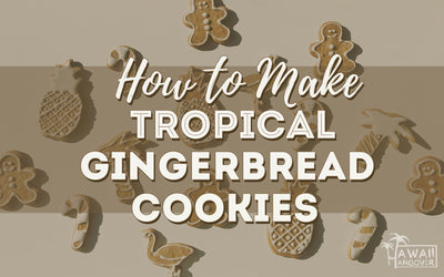 DIY Tropical Gingerbread Cookies